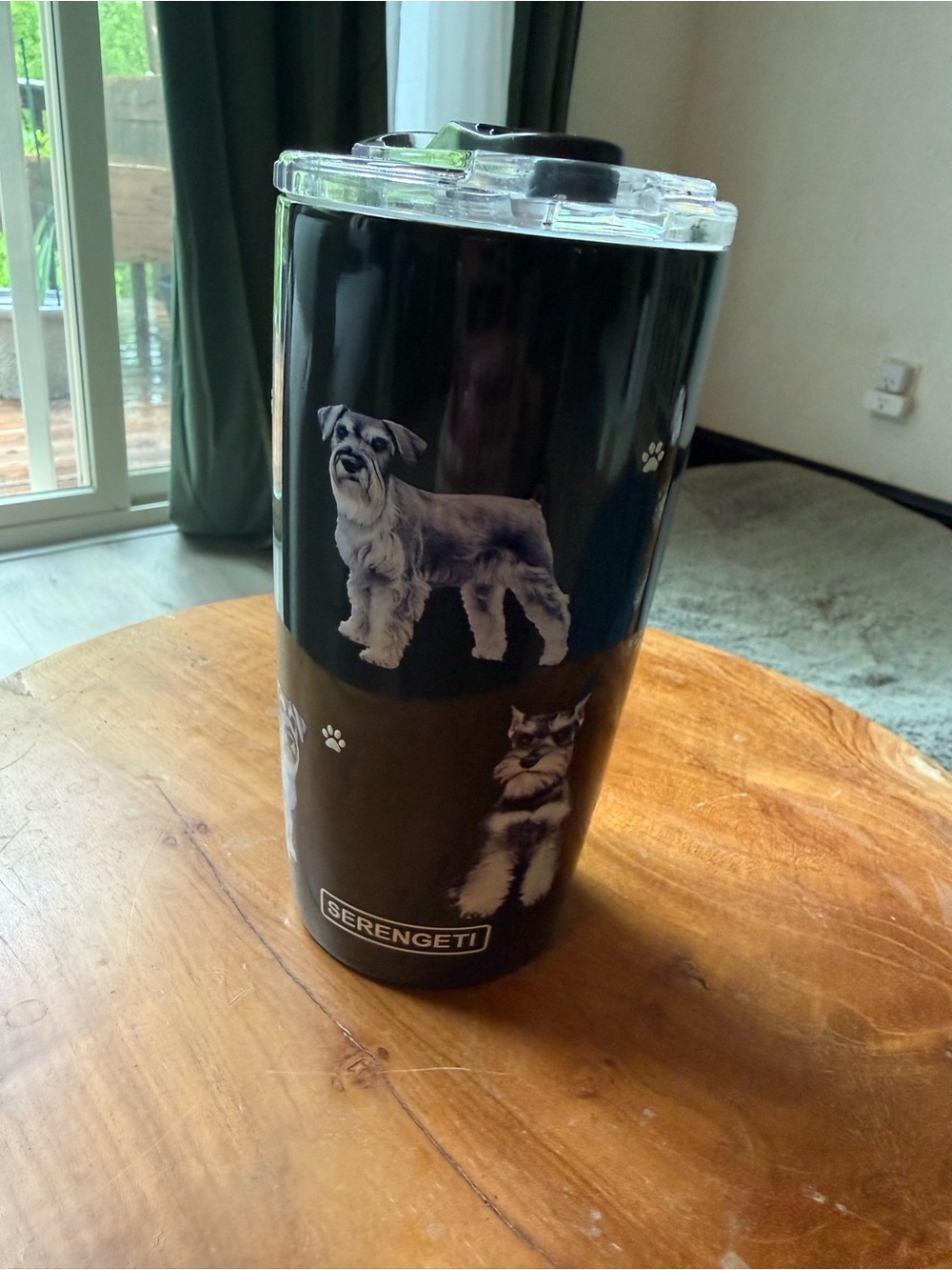 Tumbler with Realistic Dog Artwork